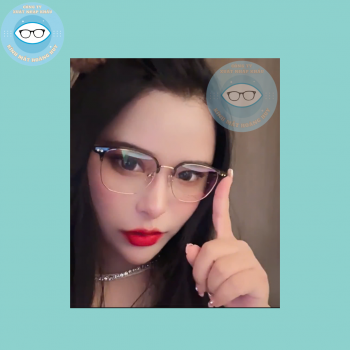 Gọng nhựa càng kính titanium mã 8151